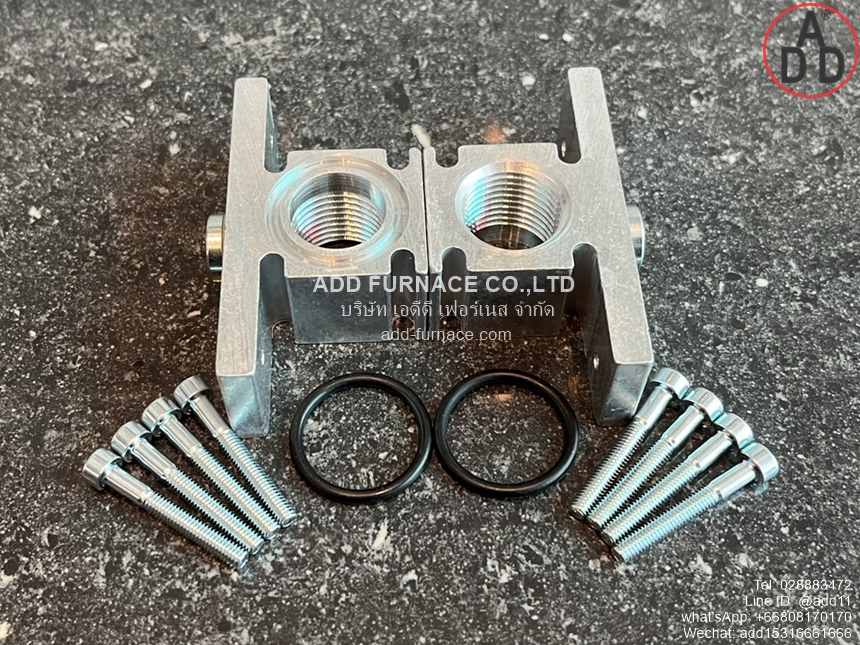 DUNGS GW Input/Output Flange Set Rp 1/2 (Complete) (2)